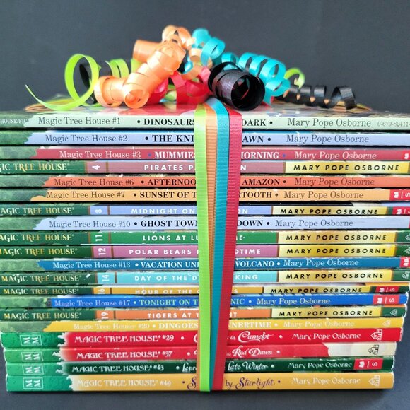 MAGIC TREE HOUSE & MERLIN MISSION LOT OF 20 BOOKS MARY POPE OSBORN WITH STICKERS - Picture 1 of 16